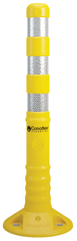 Delineador rebatible para demarcación vial