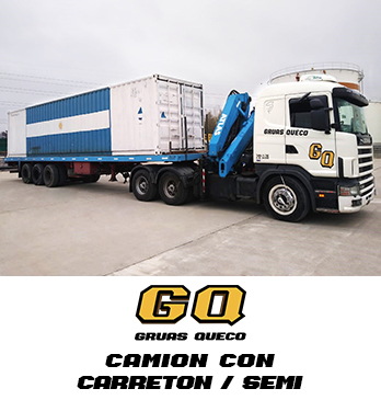 Servicio de transporte con camión, carretón, semirremolque