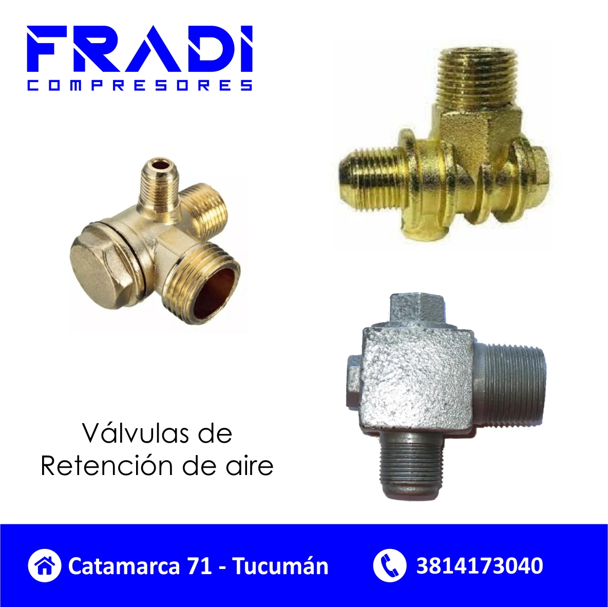 VÁLVULAS DE RETENCIÓN ANTI RETORNO PARA COMPRESORES DE AIRE