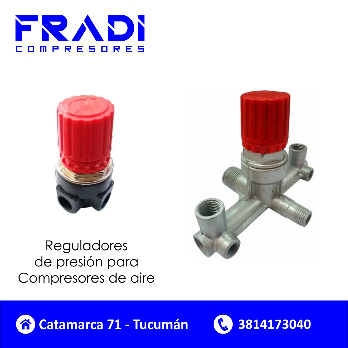 REGULADORES DE PRESIÓN PARA COMPRESORES DE AIRE