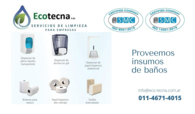 Provisión y Reposición de Insumos de baños