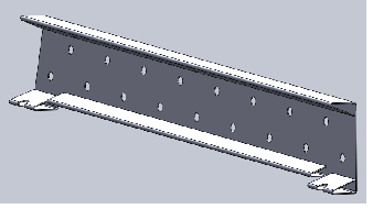 Diseño CAD de chapa plegada.