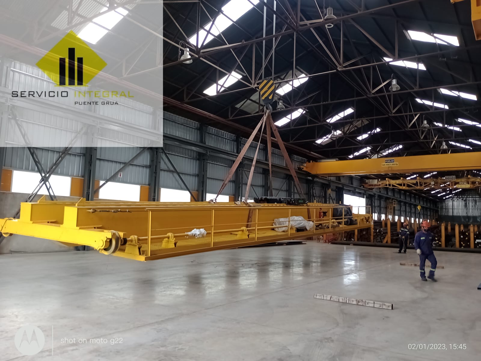 Restauración y mejoras de equipos puentes gruas