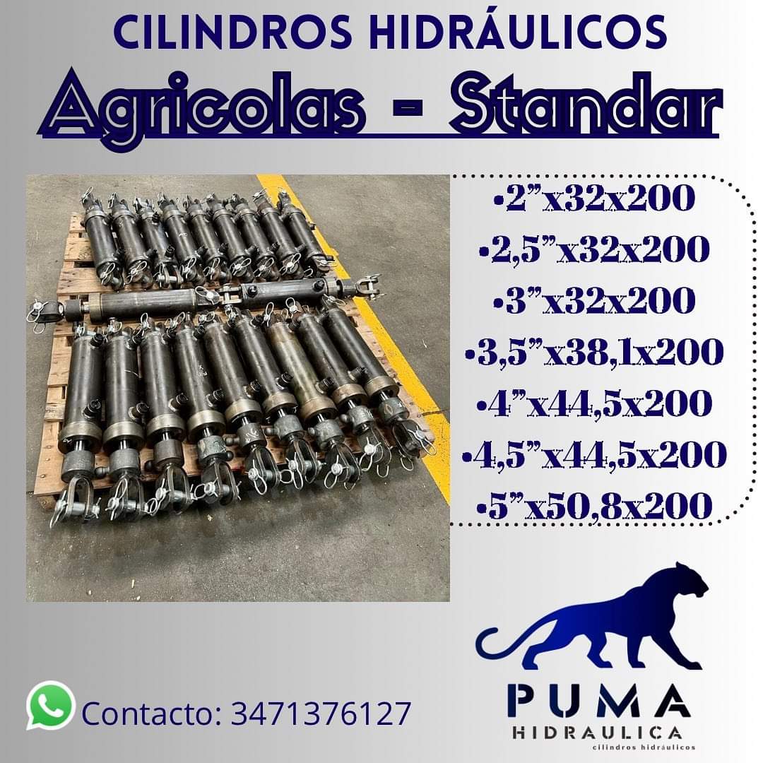 Cilindros hidráulicos Agrícola