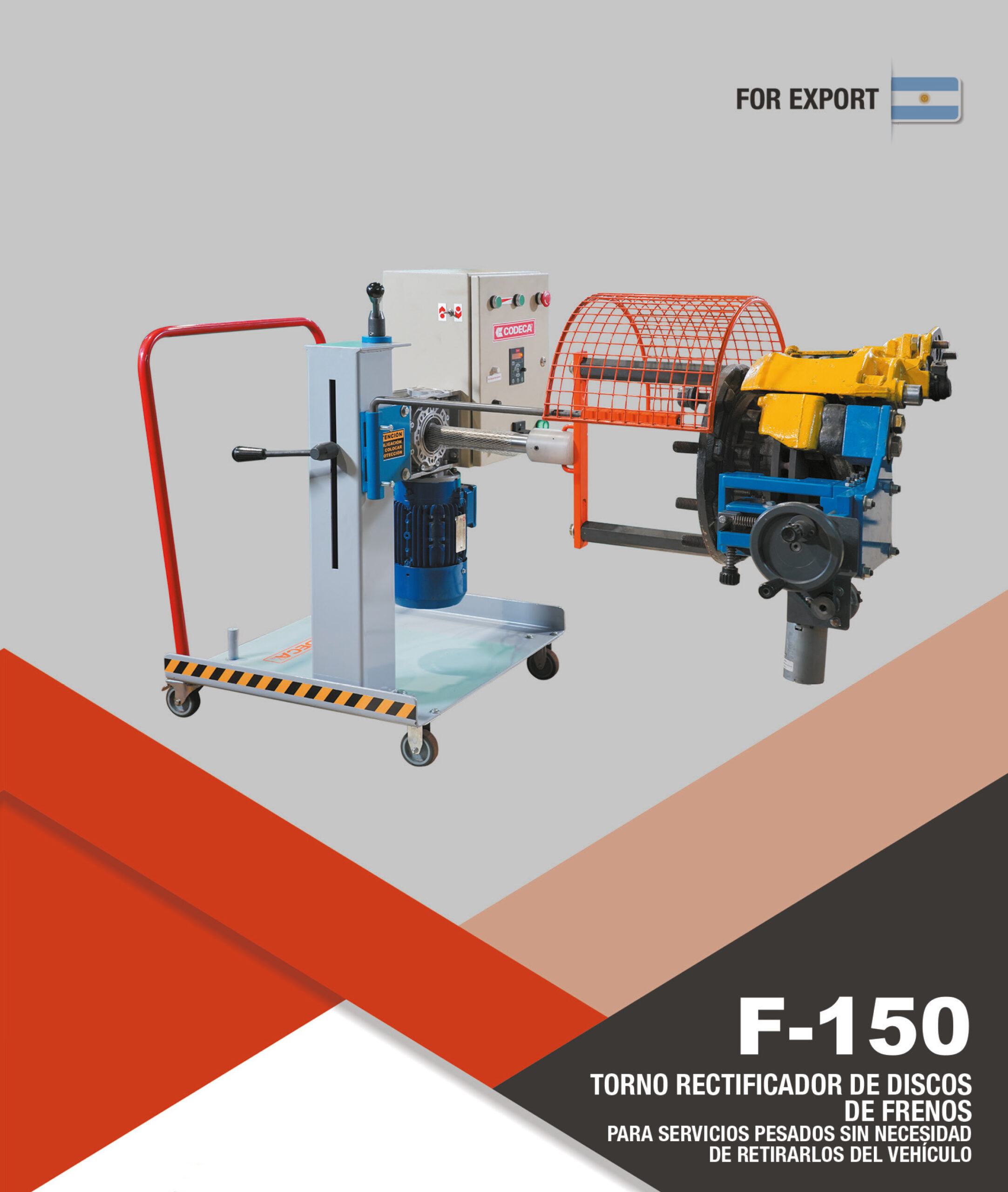 Torno rectificador de discos de freno F-150